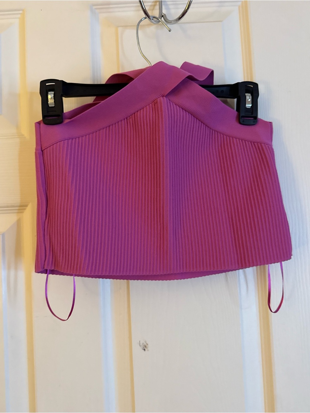 Crossed Neck Pink Mini Top